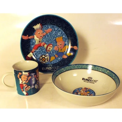 DAJAR-EURO ZESTAW ŚNIADANIOWY 3 EL. MASKOTKI 65005