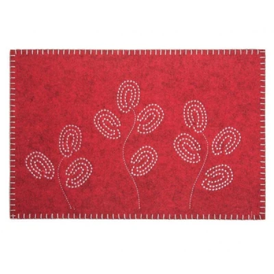 DAJ-MATA FILCOWA 45*30CM *CZERWONA PRETTY* 89056