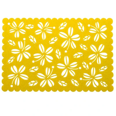 DAJ-MATA PROST. ŻÓŁTA 45*30 KWIAT 32836