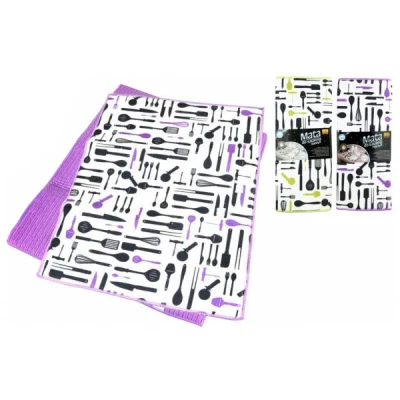 EM-MATA DO SUSZENIA NACZYŃ MIKROFIBRA *KUCHNIA* DGS088