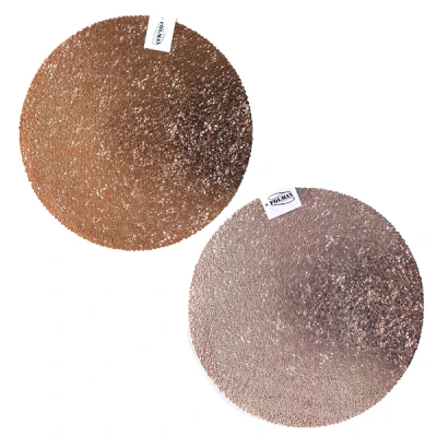 FOL-MATA STOŁOWA DEKORACYJNA  GLAMOUR OKRĄGŁA 19018 /A'12/