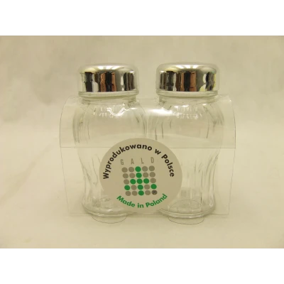 GALD-KPL. 2 POJEMNIKÓW NA PRZYPRAWY *3 OTWORY* CHROM