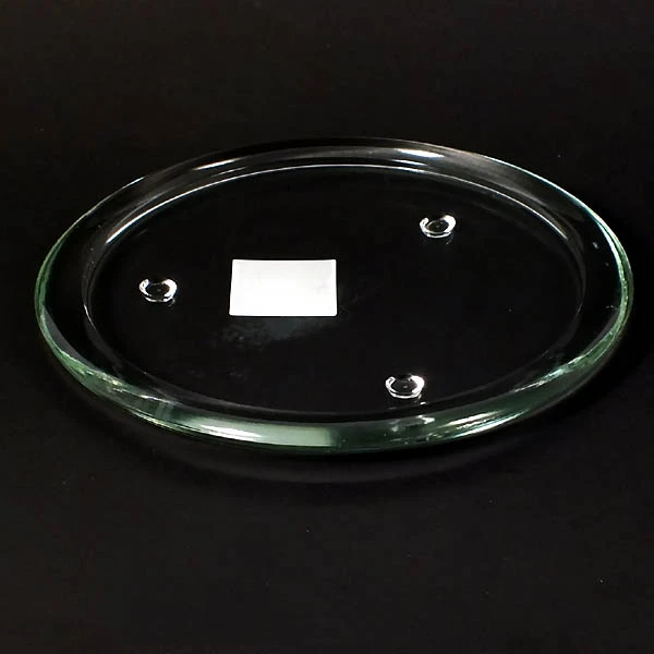 GARDEN-ŚWIECZNIK SZKLANY (TALERZ) *C8574-1*