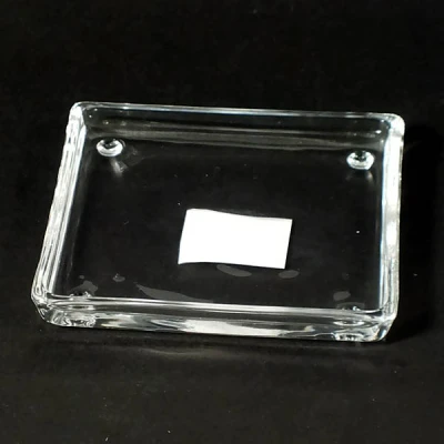 GARDEN-ŚWIECZNIK SZKLANY KWADRAT MAŁY *LT 0242*