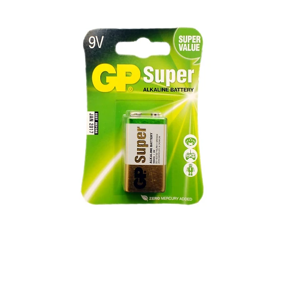 GP-BATERIA SUPER ALKALINE 9V 1604A-UE1