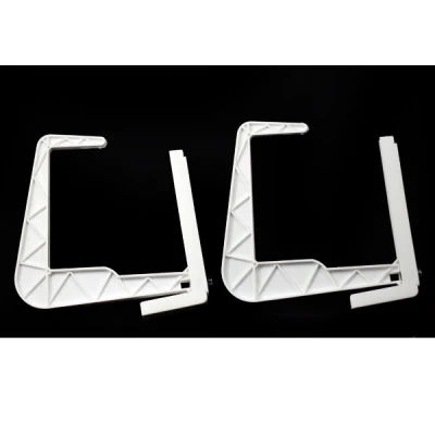 HAK BALKONOWY PLASTIK /2SZT/ BIAŁY