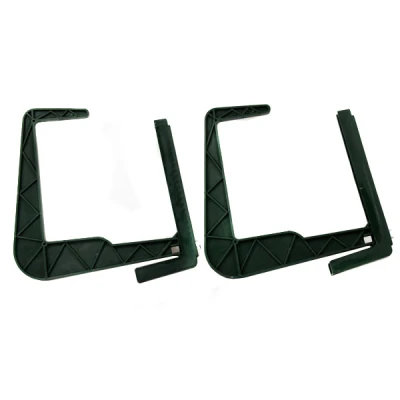 HAK BALKONOWY PLASTIK /2SZT/ ZIELONY CIEMNY