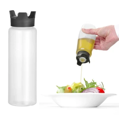 HEN-DYSPENSER DO ZIMNYCH SOSÓW 230ML Z ZAWORKIEM SILIKONOWYM PRZEŹROCZYSTY 558096