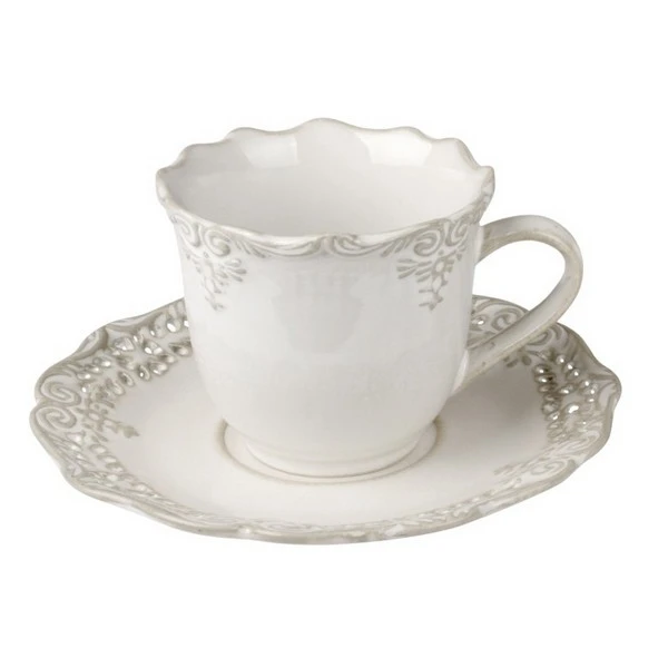 VER-KPL. 6 FILIŻANEK+SPODKI *AMELIA*