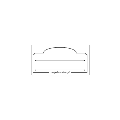 KPL. 36 ETYKIET SAMOPRZYLEPNYCH 50X25MM *PUSTA BIAŁA - CZARNA RAMKA*