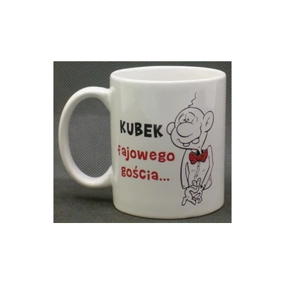 KUBEK PORCELAN.*FAJOWY GOŚĆ*