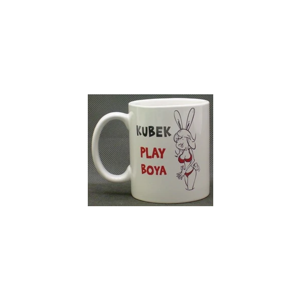 KUBEK PORCELANOWY *PLAY BOYA*