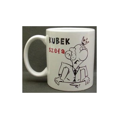 KUBEK PORCELANOWY *SZEF*