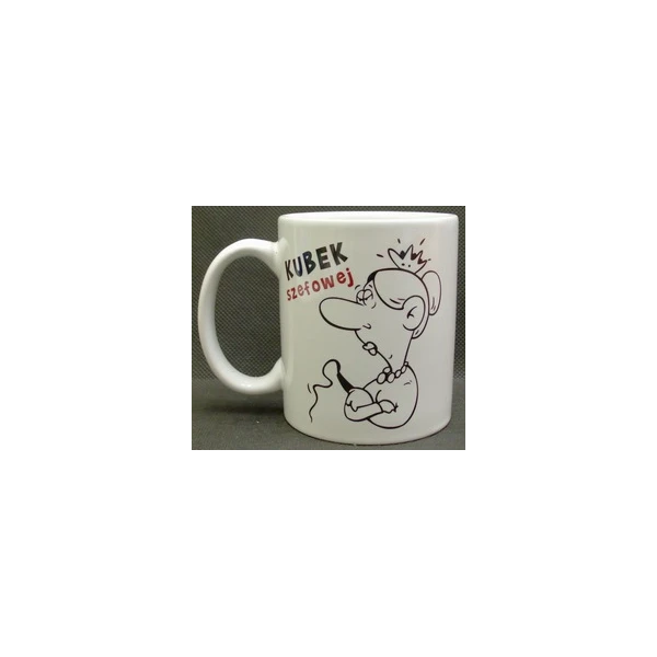 KUBEK PORCELANOWY *SZEFOWA*