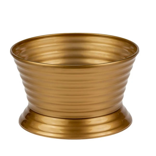 MISKA BRATEK ZE STOPKĄ 26CM ZŁOTA