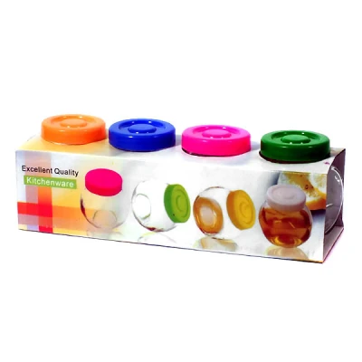 MMG-KPL. 4 POJEMNIKÓW SZKLANYCH 3807