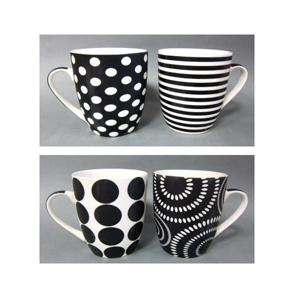 MMG-KUBEK PORCELANOWY CZARNY 34033