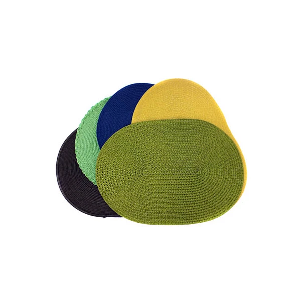 MMG-MATA STOŁOWA OWAL 45X30 CZARNA