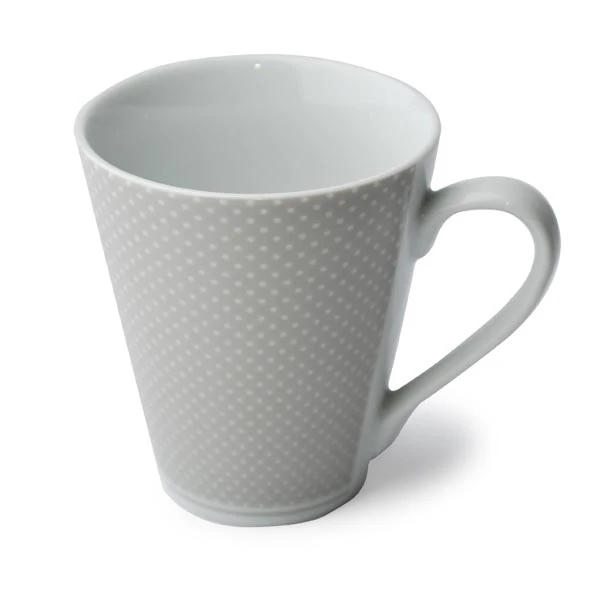 MON-KUBEK *SZARY BIAŁE KROPKI* TL15