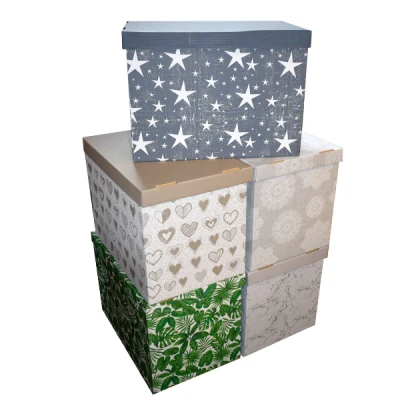 MS-PUDEŁKO TEKTUROWE OZDOBNE 47X31X32CM *4002*