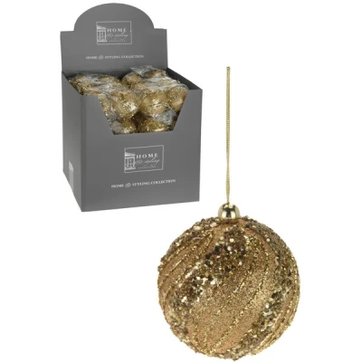 NL-2 BOMBKI 8CM ZŁOTE 201200