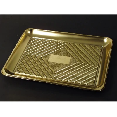 GALA-PODKŁADKA CIENKA ZŁOTA/CZARNA FI 26CM