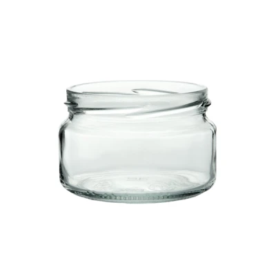 SŁOIK 0,250 L PŁASKI FI 82 6-ZACZEPOWE /10SZT/