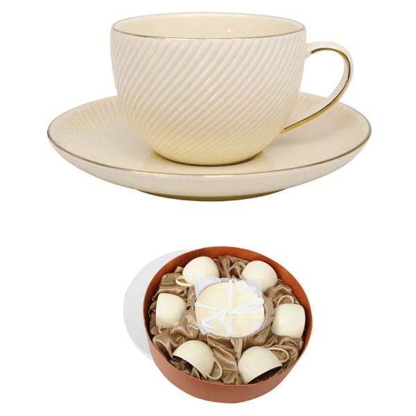 VER-KPL. FILIŻANEK+SPODEK 6+6  *BELLAMO*