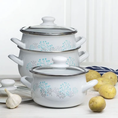 DAJ-KPL. 6 EL. GARNKÓW EMALIOWANE BIAŁY 35031