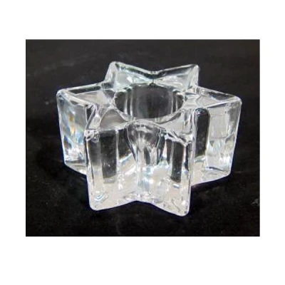 MMG-ŚWIECZNIK SZKLANY *GWIAZDKA* MM-038