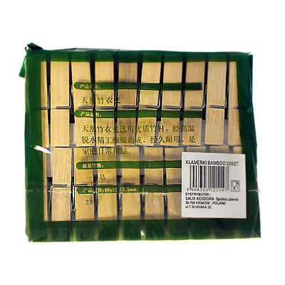 SALIX-KLAMERKI BAMBOO /20SZT/