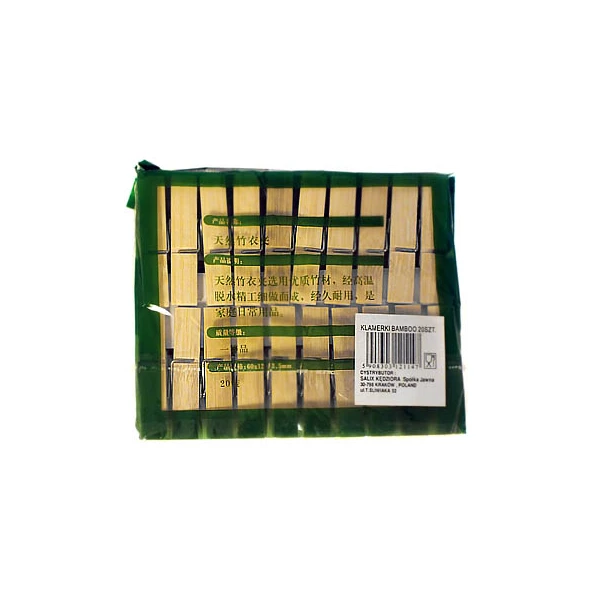 SALIX-KLAMERKI BAMBOO /20SZT/