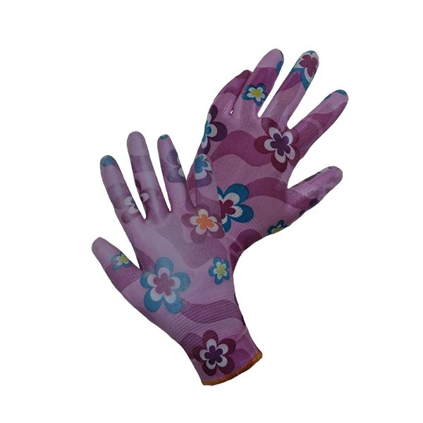 SIL-RĘKAWICE ROBOCZE VIOLET FLOWER *8* /12/