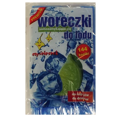 SPEEDPACK-WORECZKI DO LODU 144 KOSTKI SAMOZAMYKAJ ACE *CZYŚCIOSZEK*