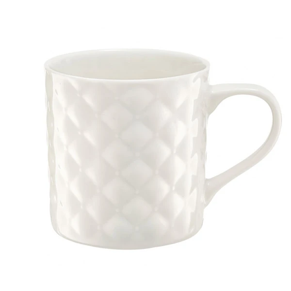 DAJ-KUBEK  PIKOWANY 420ML BIAŁY 40007