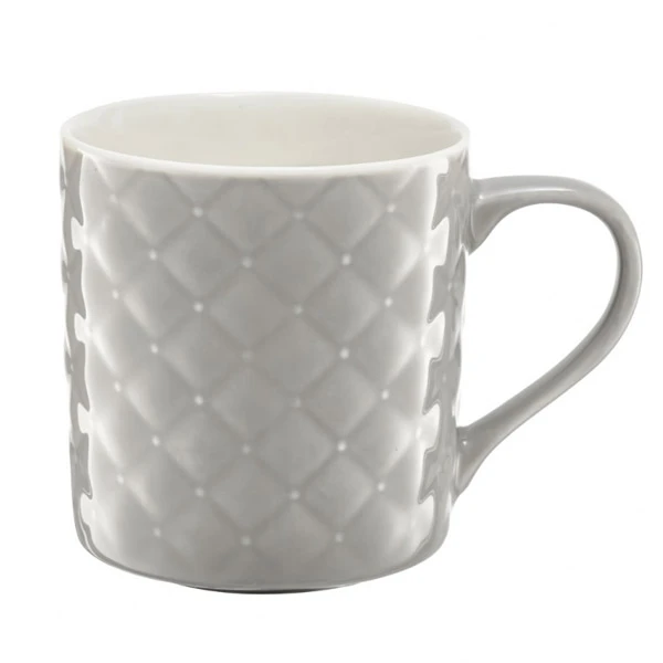 DAJ-KUBEK  PIKOWANY 420ML JASNY SZARY 40009