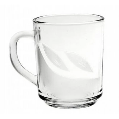 GLASMARK-KUBEK 250ML *SZYMEK LISTKI PIASKOWANE*