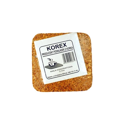 KOR- PODKLADKA KWADRATOWA MAŁA  3MM /6/