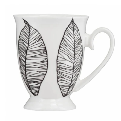 DAJ-KUBEK DIANA 300ML LIŚCIE CZARNE 39926