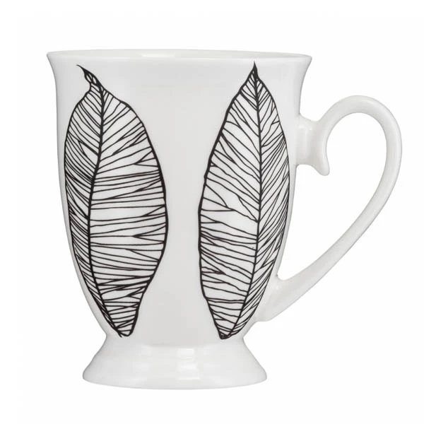 DAJ-KUBEK DIANA 300ML LIŚCIE CZARNE 39926