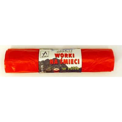 AGLO-WORKI NA ODPADY 50*60 A'50 35L. CZERWONE SZ581