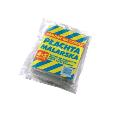 AKU-PŁACHTA MALARSKA 4X5M EXTRAMOCNA