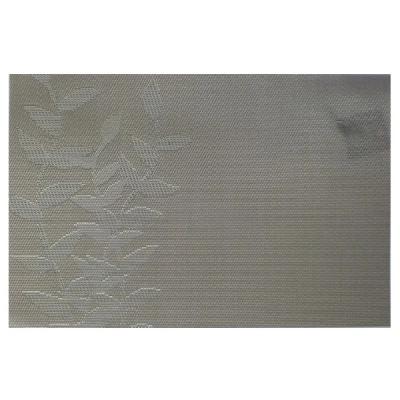 DAJ- MATA STÓŁ 1 SZT. PVC 30X45 LIŚĆ SREBRO/SREBRO/12/ 36419