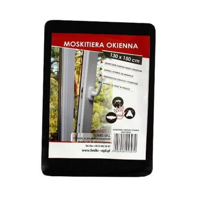 FEN-MOSKITIERA OKIENNA CZARNA 130X150