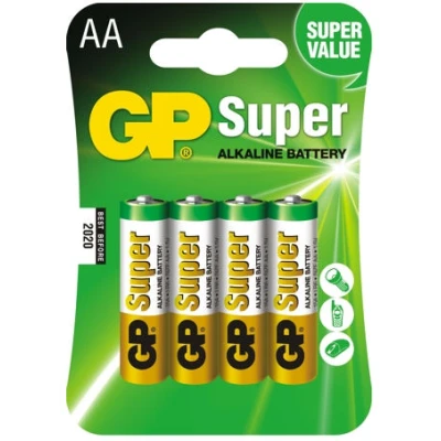 GP-KPL.4 BATERII SUPER ALKALINE LR6 AA 1,5V 15A-UE4