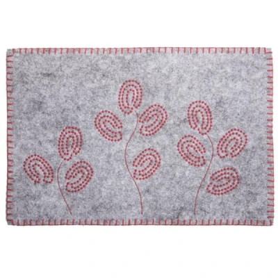 DAJ-MATA FILCOWA 45*30CM *SZARA PRETTY* 89057