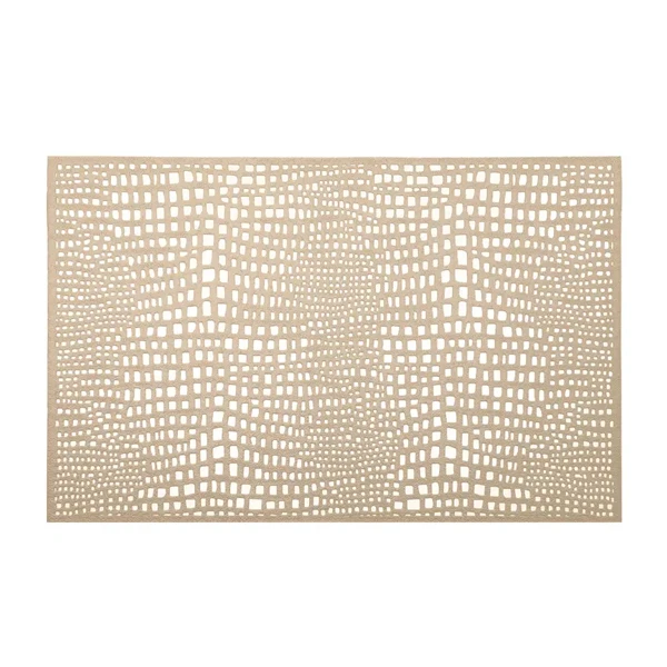 DAJ-MATA STOŁOWA 1SZT. PVC PROSTOKĄT ZŁOTA AŻUR 36422