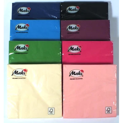 POLMAK-SERWETKI 3 WARST. JEDNOKOLOR 33*33 A'20 *SLCO*