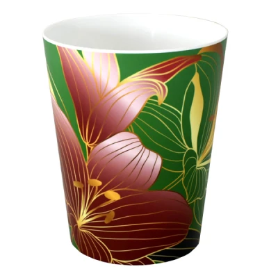 SKL-DONICZKA STORCZYK FALA ZDOBIONA H16 FI13 *KWIAT ZIELEŃ*