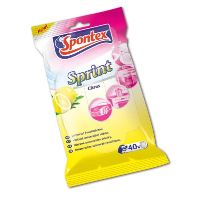 SPON-ŚCIERECZKI NAWILŻONE CITRUS A'40